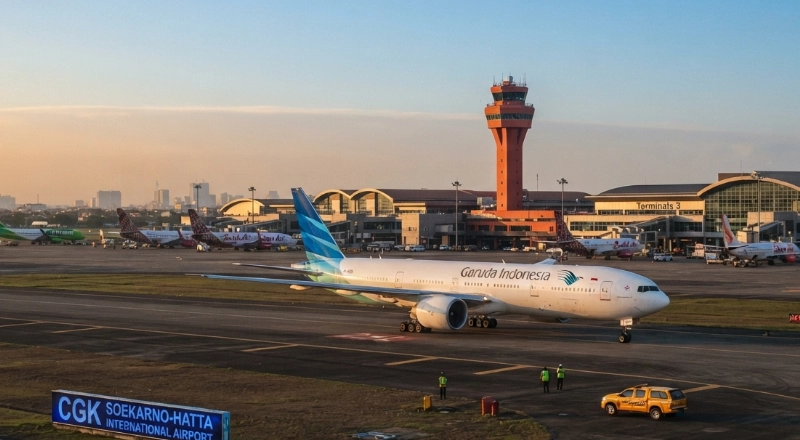 Bandara Soekarno-Hatta Kembali Beroperasi Pasca-Erupsi Anak Krakatau